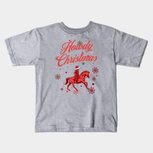 Howdy Christmas Kids T-Shirt